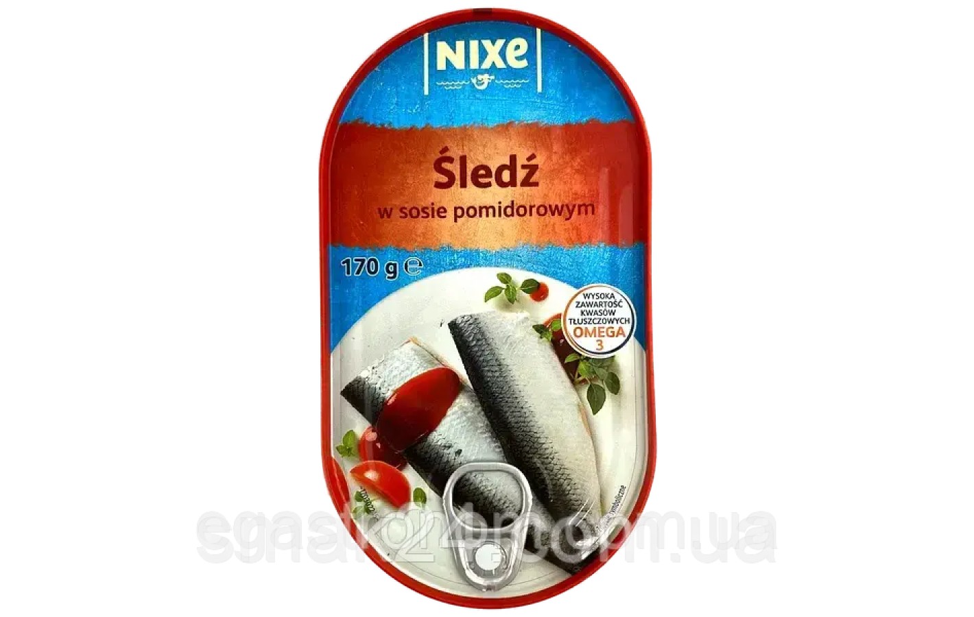 Сельдь в помидорном соусе Nixe Sledz w sosie pomidorowym Польша 170г