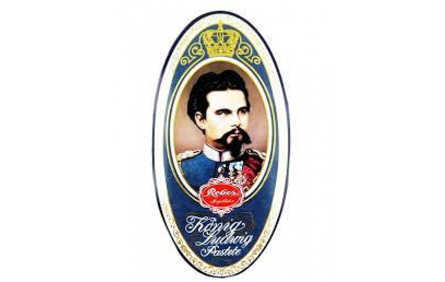 Марципан в темном шоколаде с яичным ликером König-Ludwig-Pastete Reber Германия 38г