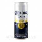 Пиво светлое Corona Extra 4.5% 0.33л ж\б Украина