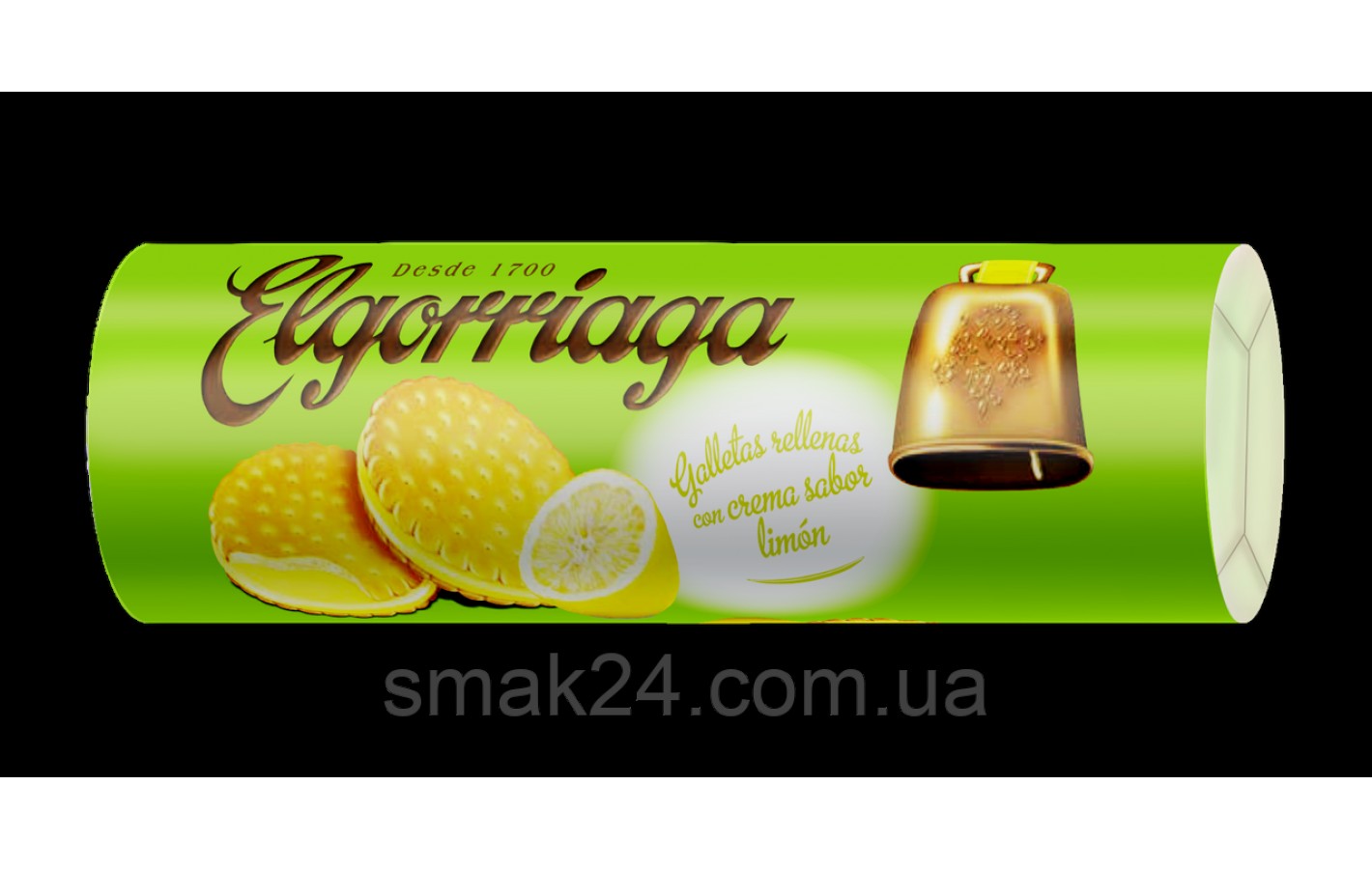 Печиво сендвіч із лимонним кремом Elgorriaga galletas rellenas de crema sabor limon Іспанія 500 г