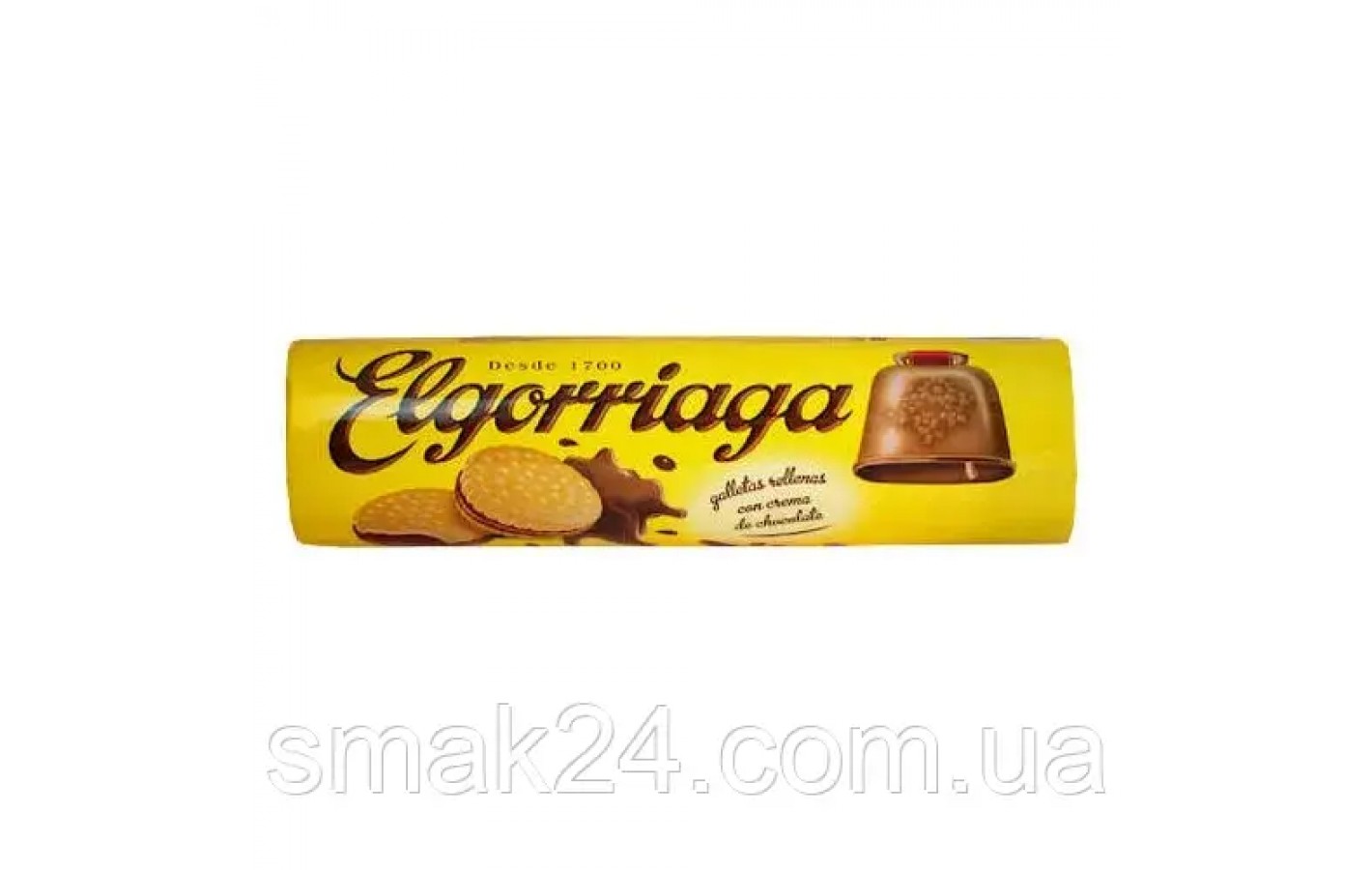 Печиво сендвіч із шоколадним кремом Elgorriaga Rellenas Con Crema De Chocolate Іспанія 500 г
