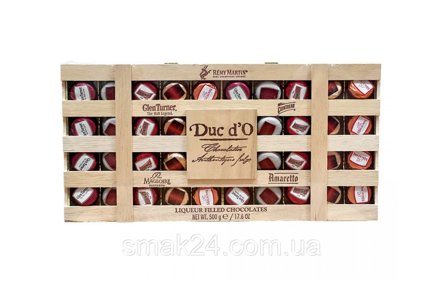 Конфеты с ликерами 5 вкусов Remy Martin Duc d'O Liqueurs 500г Бельгия