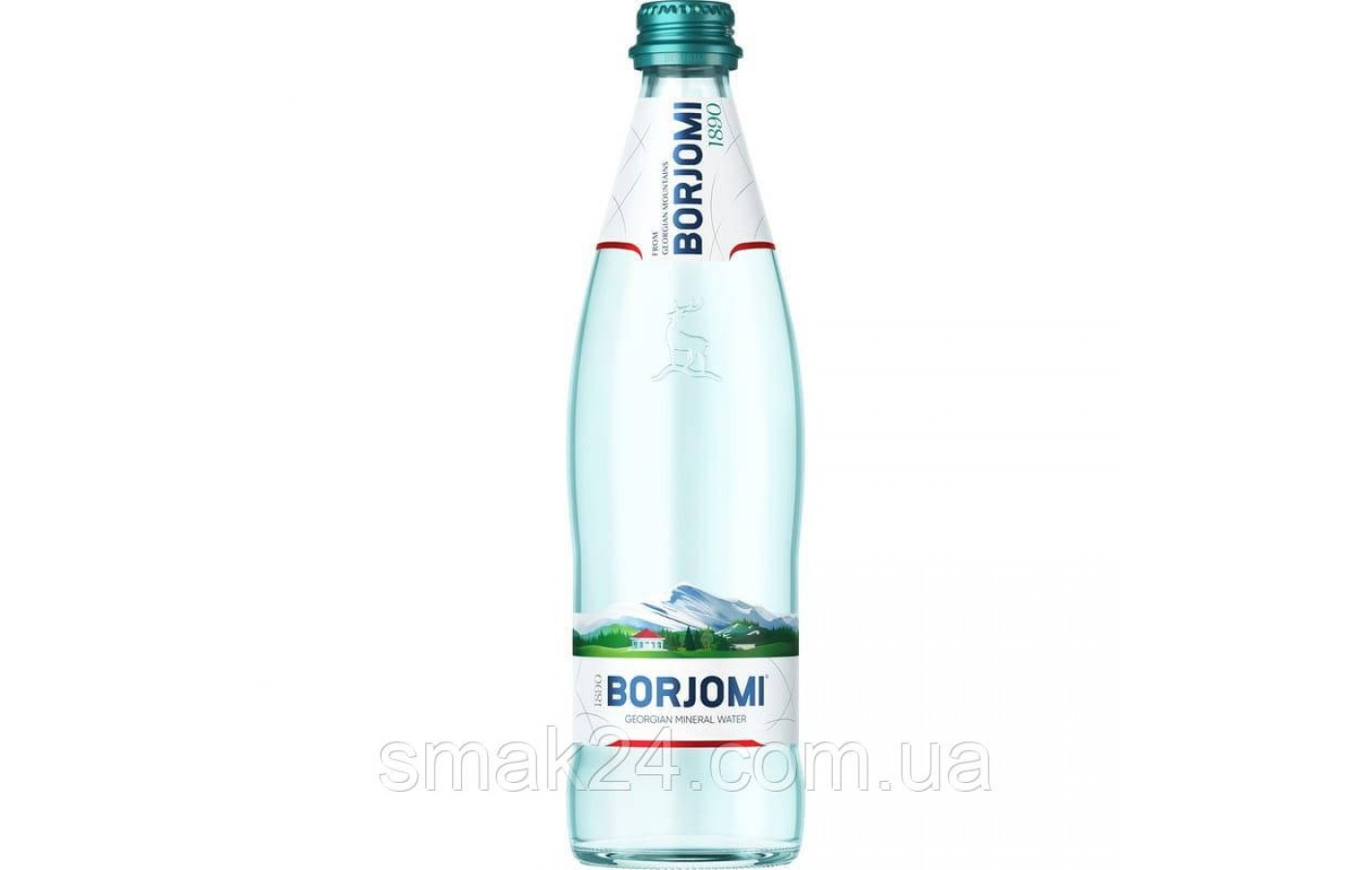 Вода сильногазированая Боржоми 0,5л ст/бут