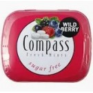 Льодяники БЕЗ САХАРА Лісова ягода Compass wild berry 14 г Німеччина