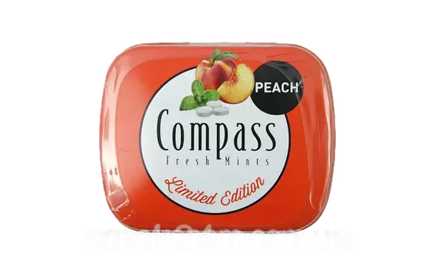 Льодяники БЕЗ САХАРА Персик Compass peach 14 г Німеччина