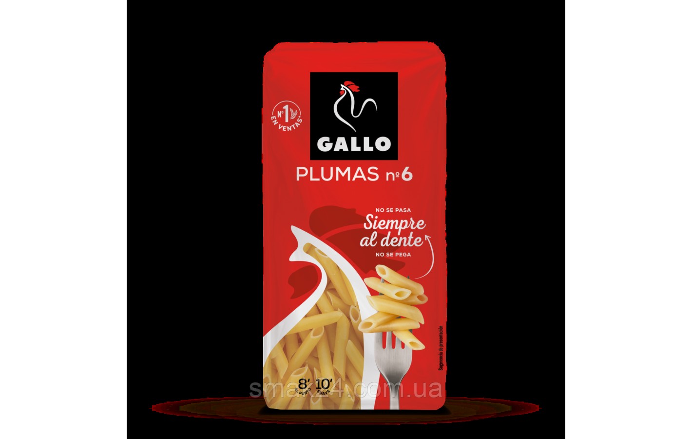 Макаронные изделия  Перья  Gallo Plumas № 6  450 г Испания