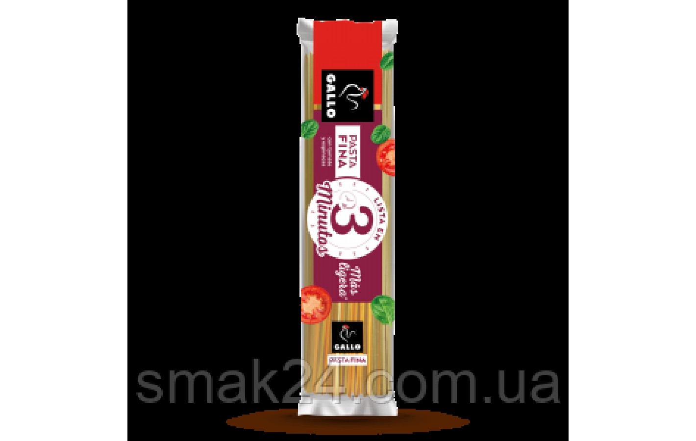 Макаронные изделия с томатом и шпинатом  Спагетти  Gallo Spaghetti PastaFina 400 г Испания