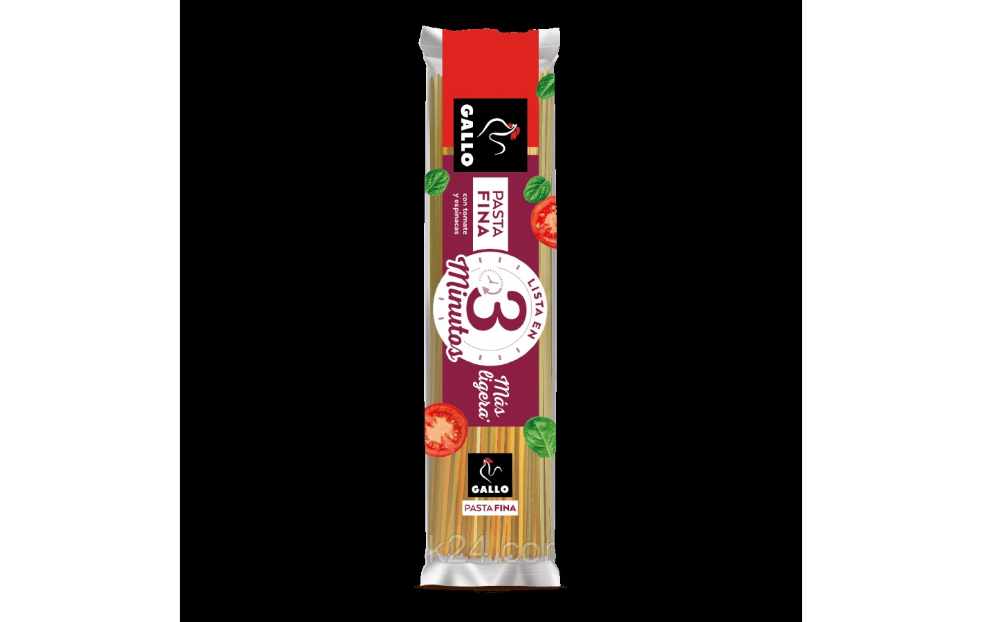 Макаронные изделия с томатом и шпинатом  Спагетти  Gallo Spaghetti PastaFina 400 г Испания