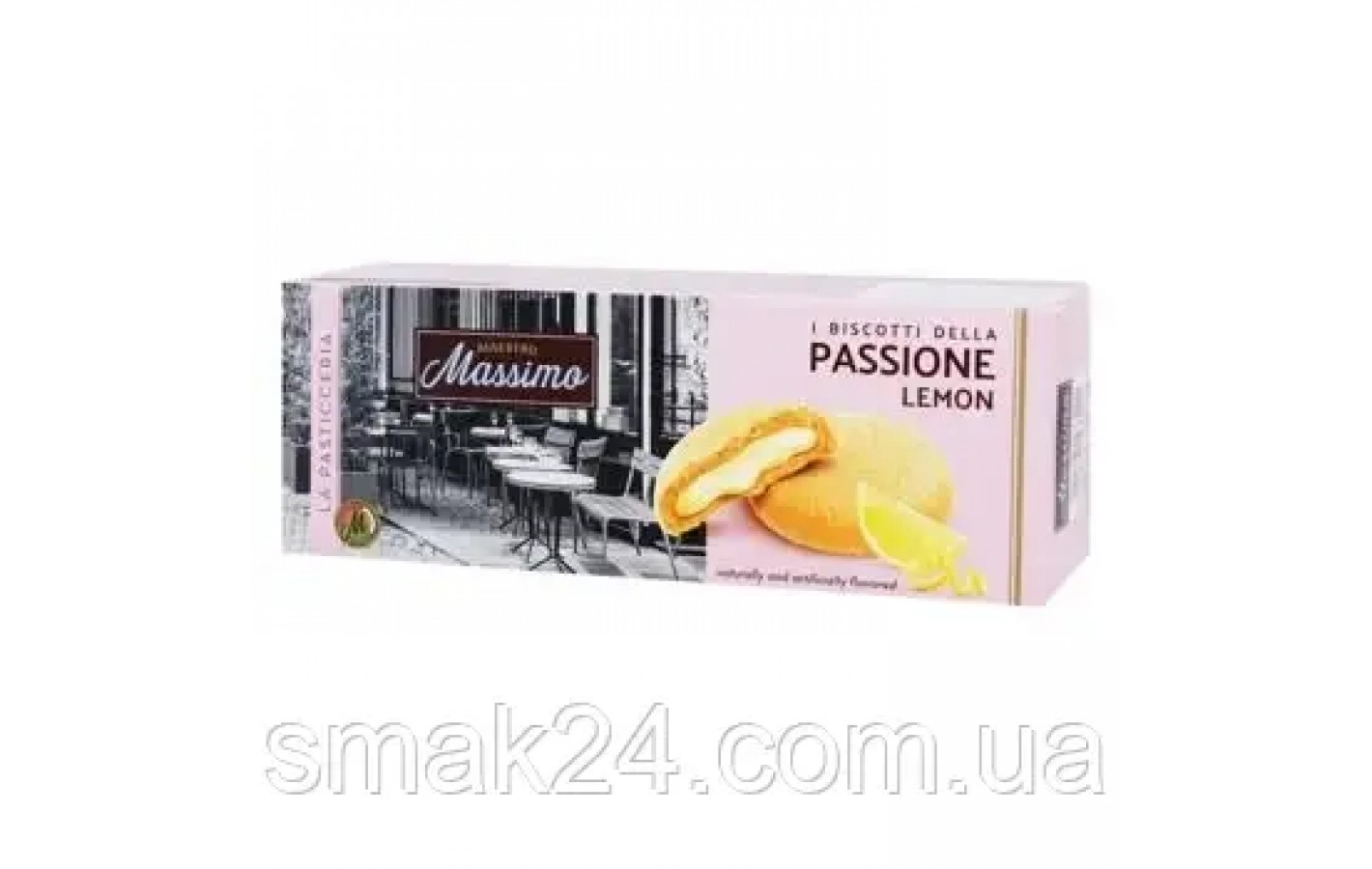 Печиво з лимонним кремом Maestro Massimo Passione Lemon 150 г Італія