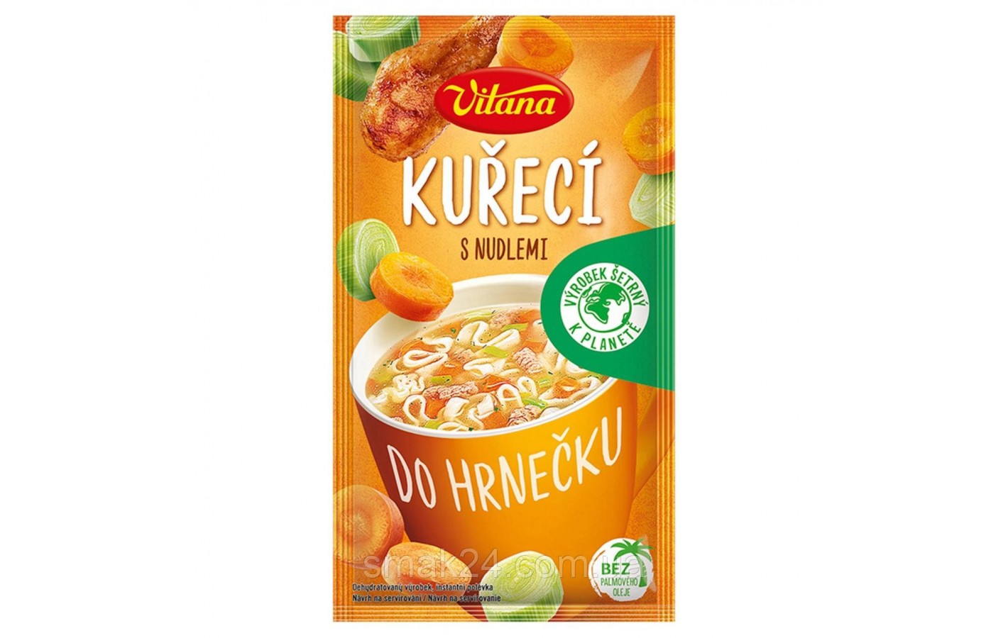 Суп в кружке курица с лапшой Vitana Do hrnečku Kuřecí s nudlemi 14г Чехия