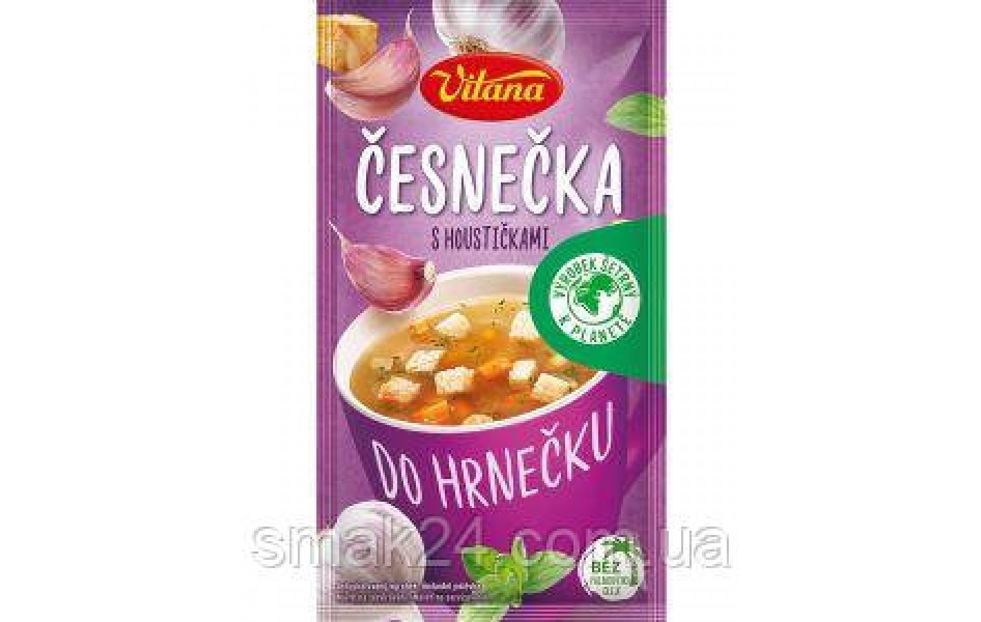 Суп в кружке ческон с грибами Vitana Do hrnečku Česnečka s houstičkami 20г Чехия