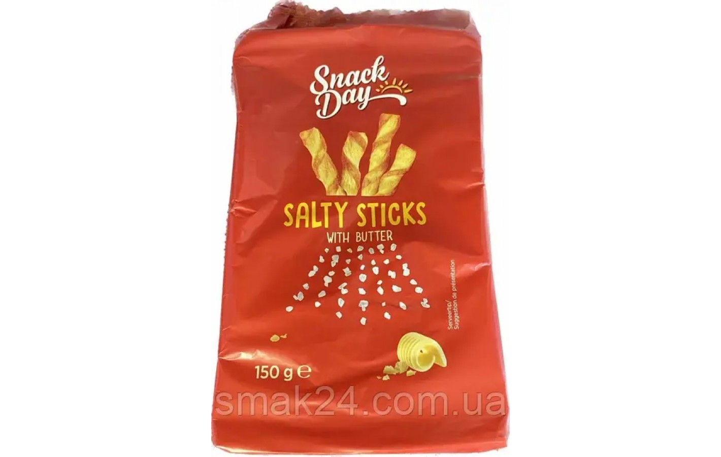 Сырные хрустящие палочки с добавлением масла и солиSnack Day Salty Sticks 150г Нидерланды