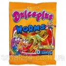 Желейні цукерки БЕЗ ГЛЮТЕНА Черв'ячки Dulceplus Worms 100 г Іспанія