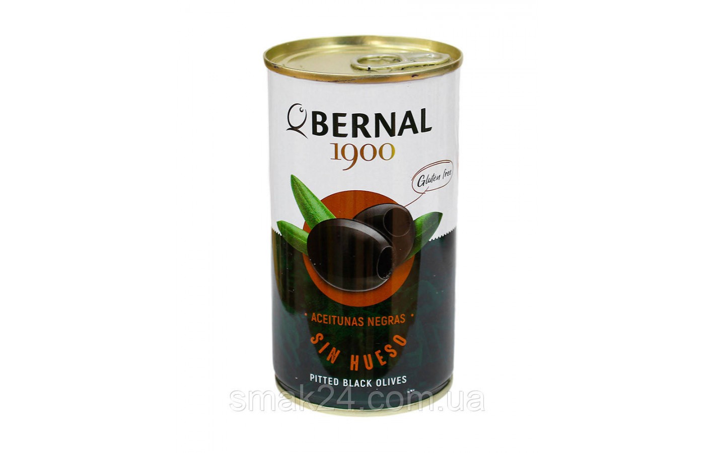 Маслини без кісточки без кісточки БЕЗ ГЛЮТЕНА Bernal Aceitunas Negras Sin Hueso 350 г/150г Іспанія