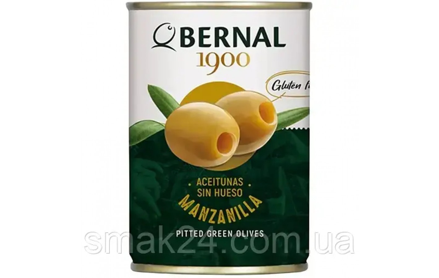Оливки зеленые без с косточкой БЕЗ ГЛЮТЕНА Bernal Manzanilla sin Hueso 292г/120г Испания