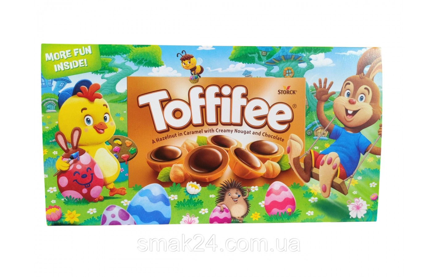 Конфеты Toffifee фундук в карамели с кремовой нугой и шоколадом (3шт х 125г) 375г Германия