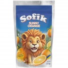 Напиток соковый со вкусом апельсина фруктов Sofik Sunny с трубочкой 200мл