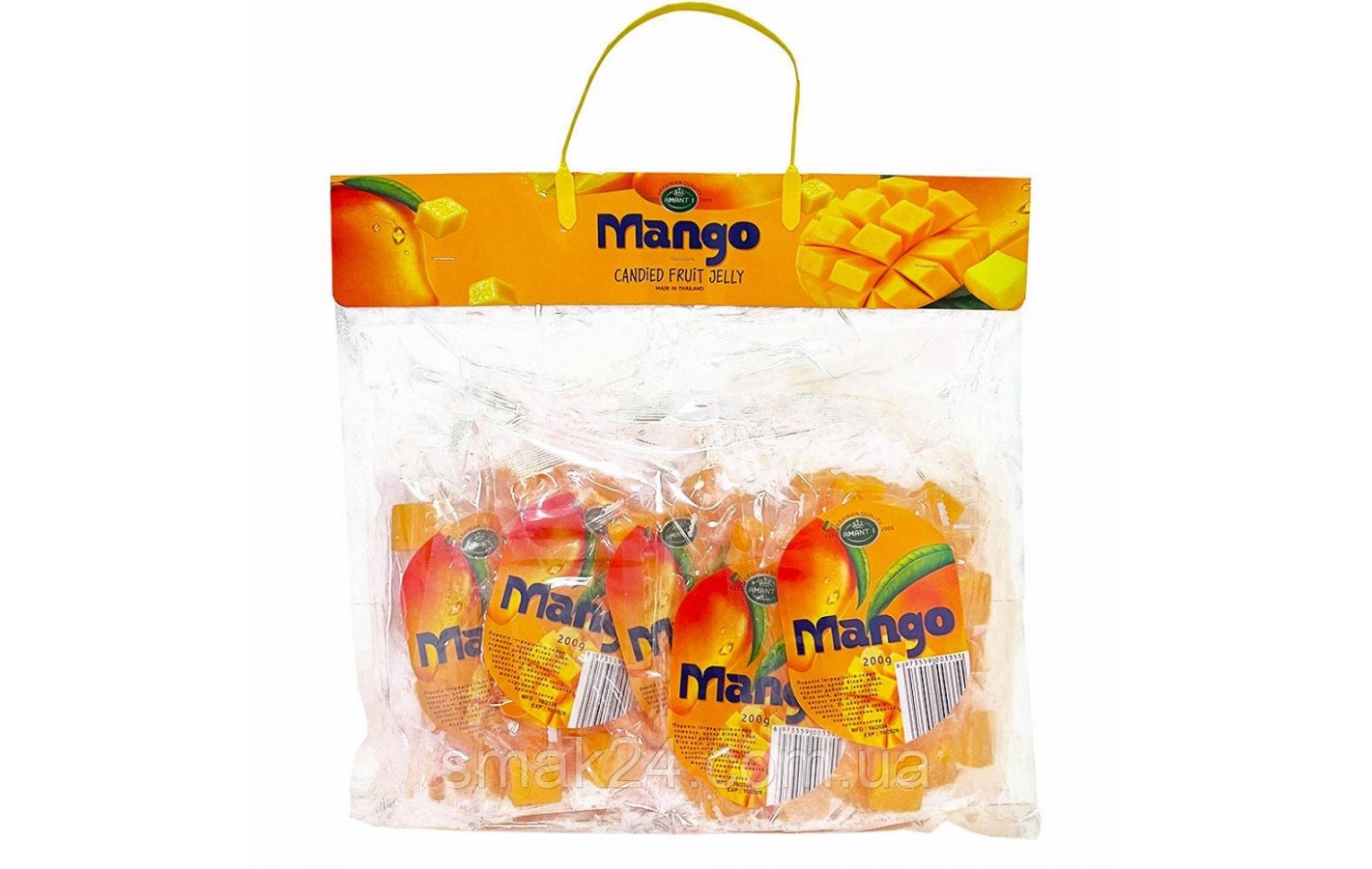 Цукати (Мармелад) Манго Amanti (5 шт.х200г) 1кг