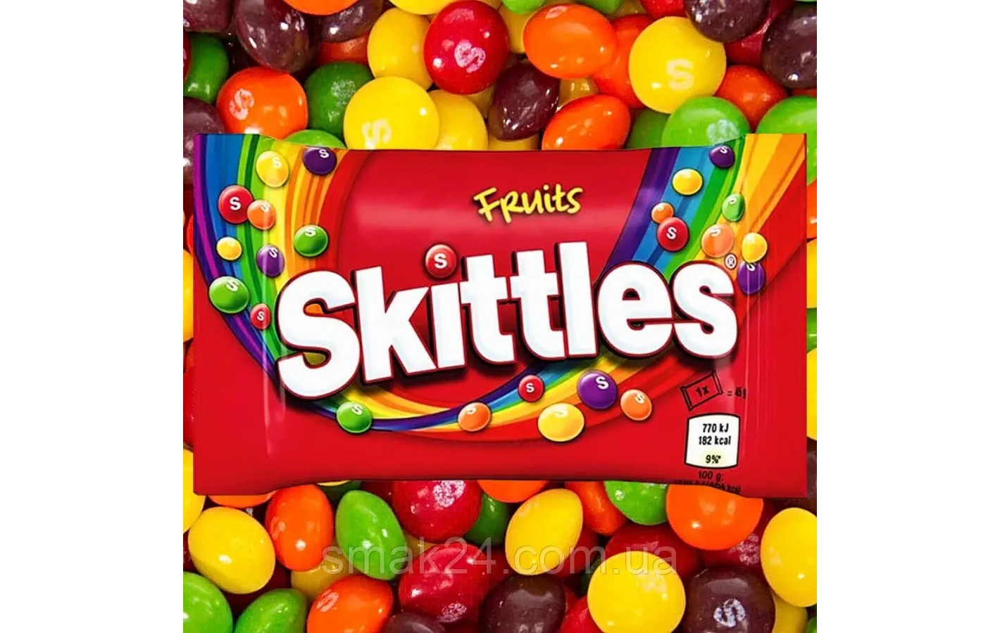 Драже фруктовое Skittles Fruits 18г Германия