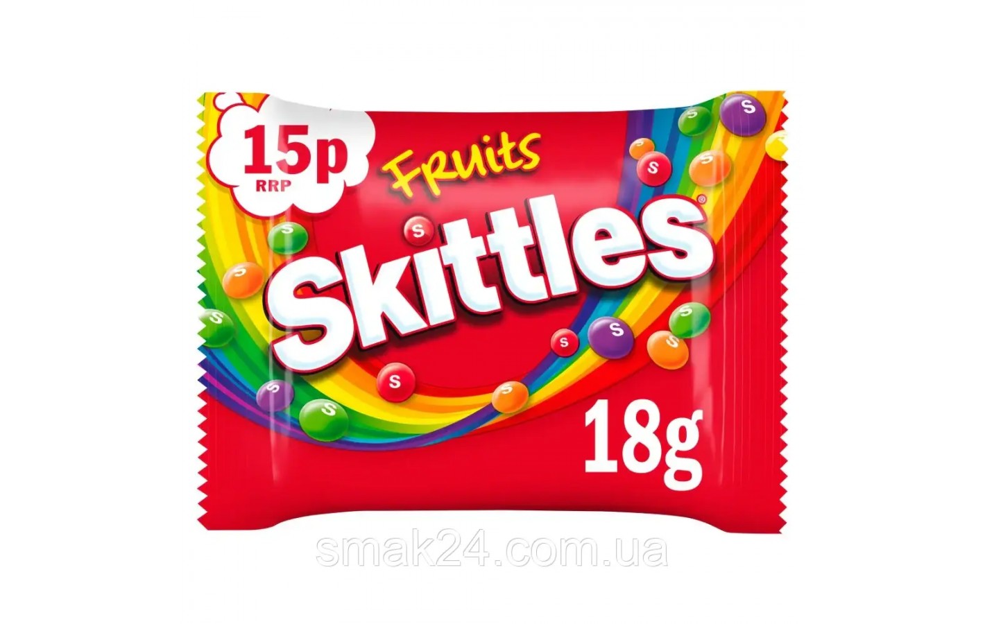 Драже фруктовое Skittles Fruits 18г Германия