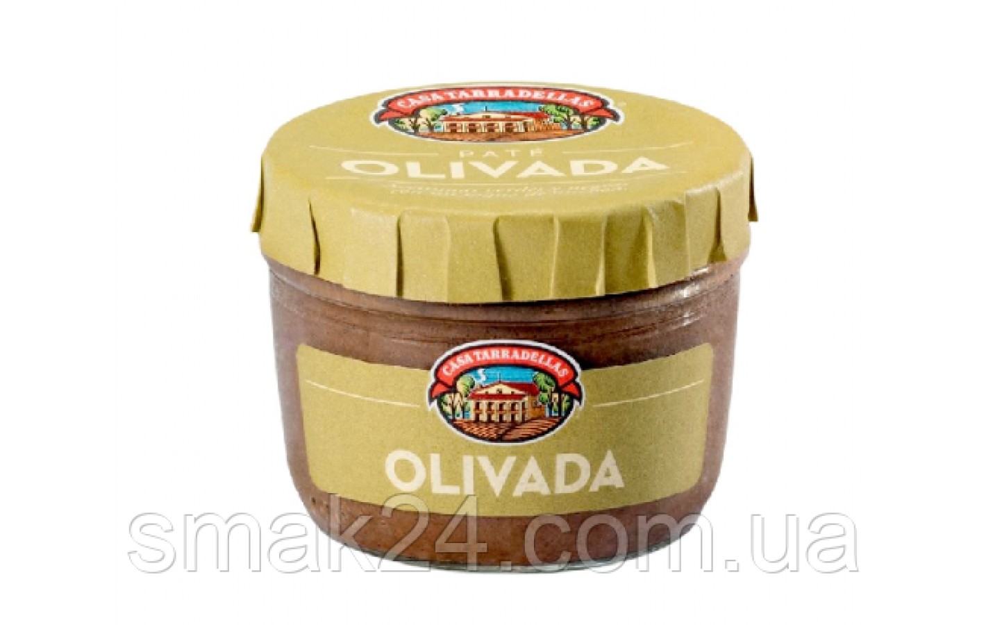 Паштет из черных и зеленых оливок БЕЗ ГЛЮТЕНА Pate Olivada Casa Tarradellas 125г Испания