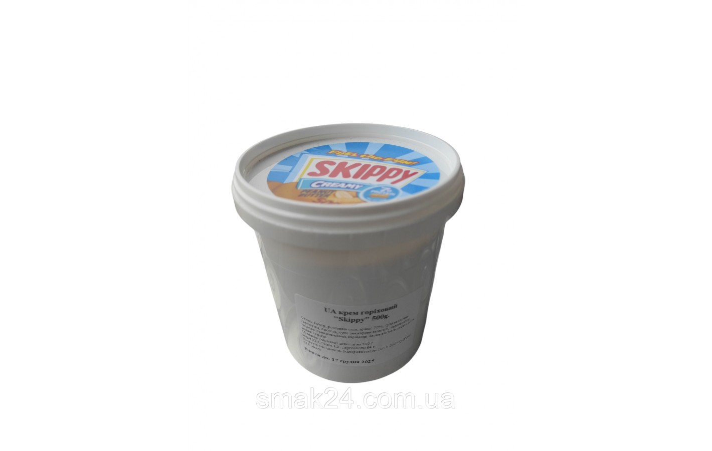 Арахисовый крем (крем) со вкусом какао Ckippy Creamy Польша 500г