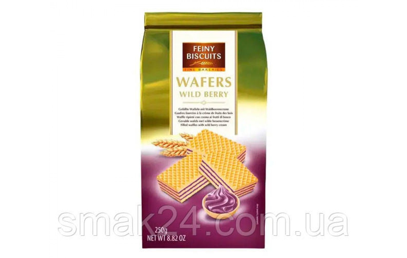 Вафлі з начинкою з лісових ягід Feiny Biscuits 250 г Австрія