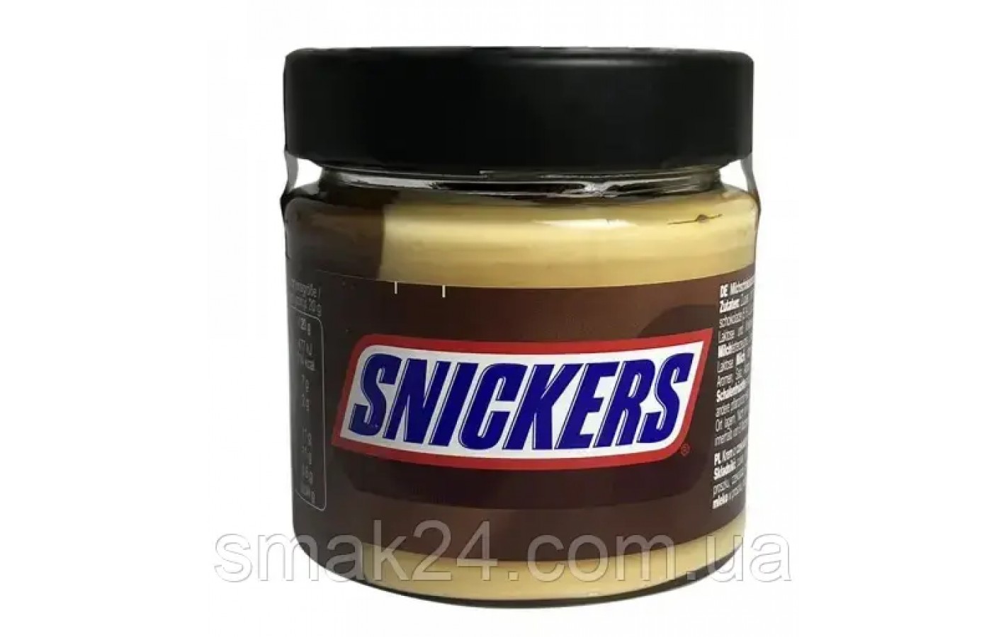 Шоколадна паста (крем) Snickers 200г Великобритания