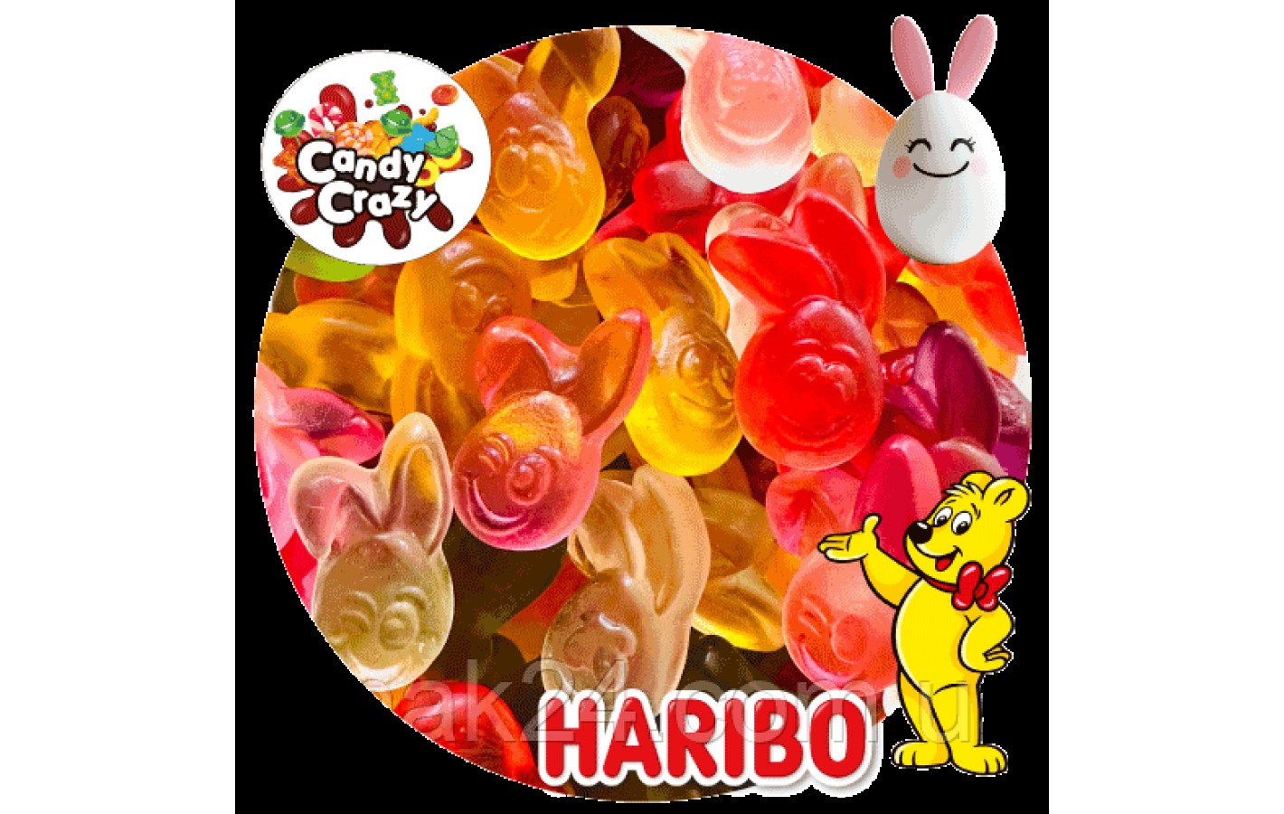 Желейні цукерки Смішні яйця Haribo Funny Eggs 200 г Німеччина