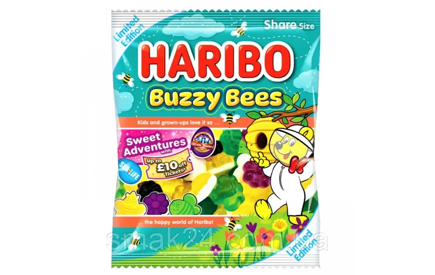 Желейные конфеты Шумные пчелы Haribo Buzzy Bees 160г  Германия