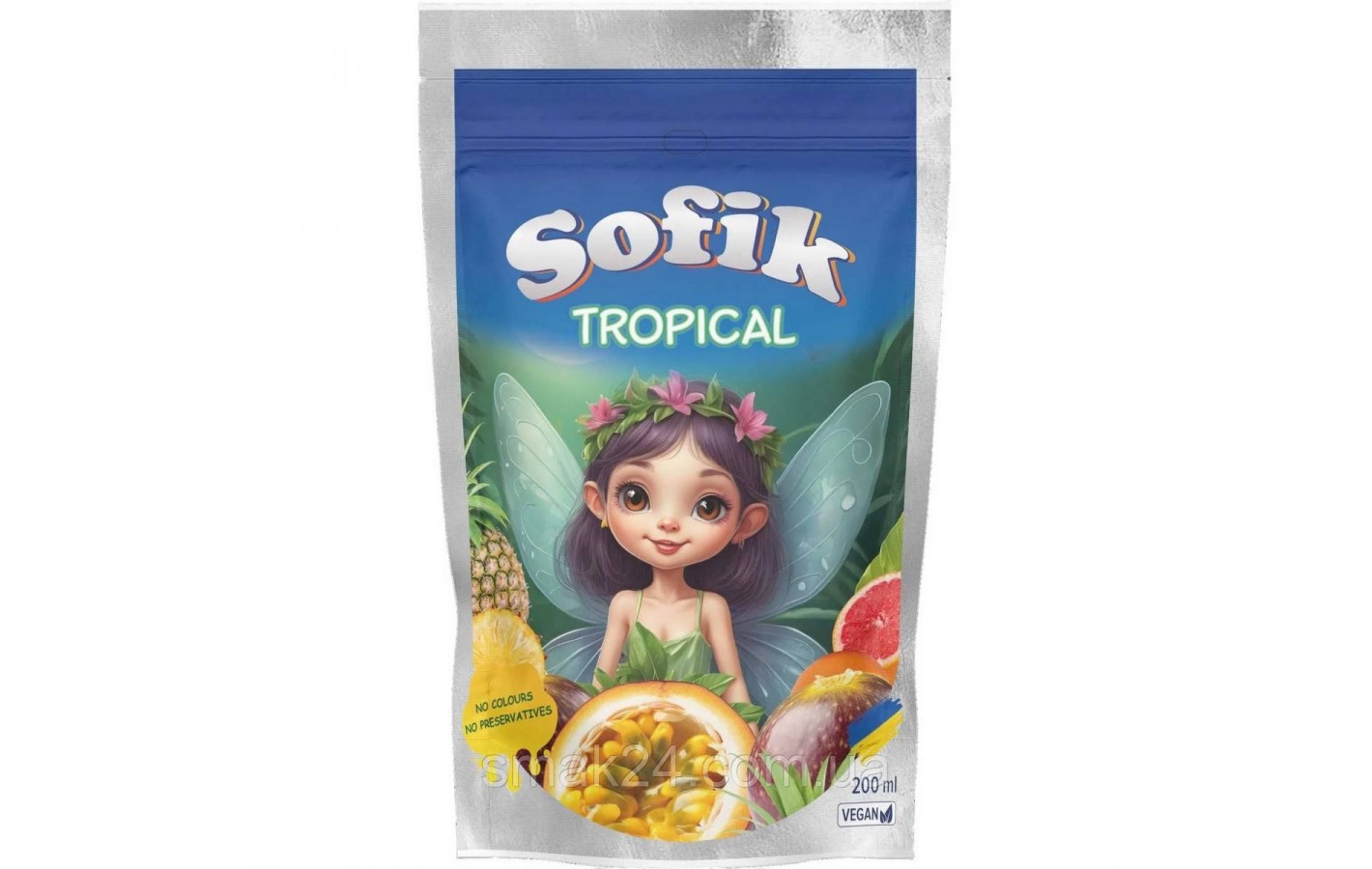 Напиток соковый Мультифрукт Sofik Multifrut с трубочкой 200мл