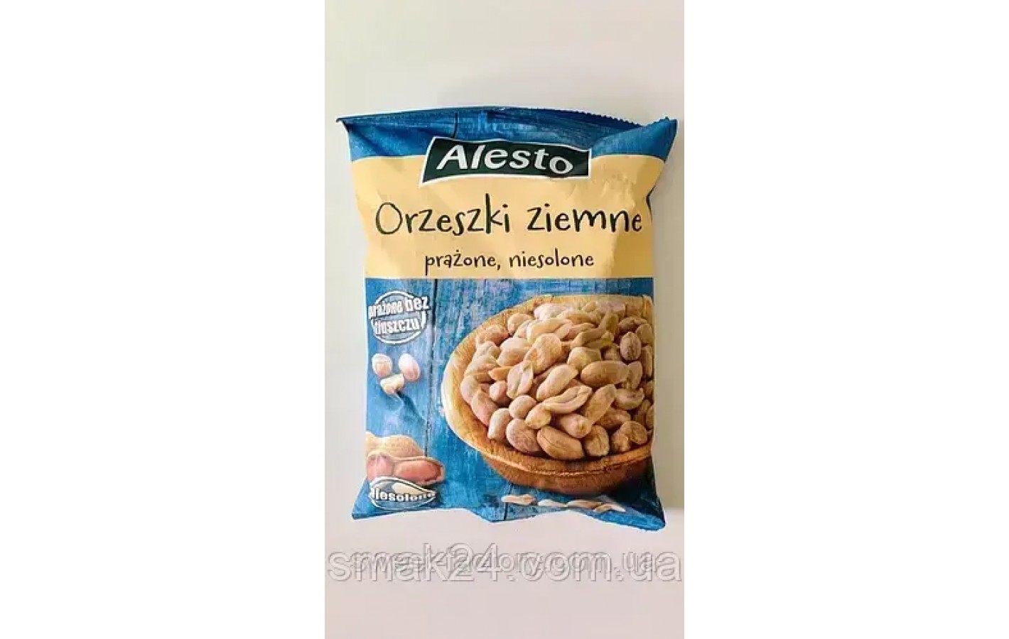 Арахис жареный несоленый Alesto Peanuts, 200г Германия