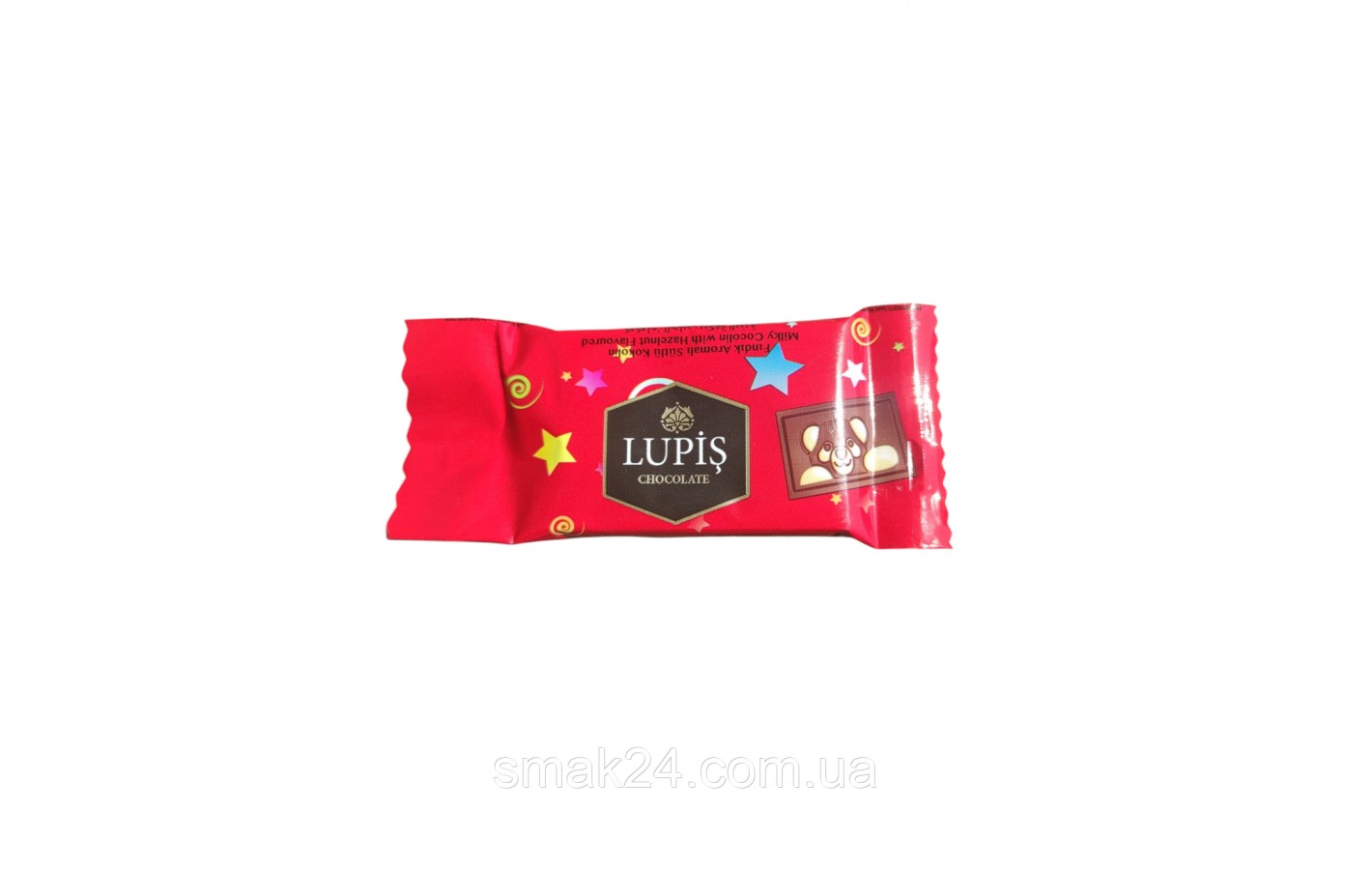 Шоколад молочный со вкусом лесного ореха LUPIS AKAI Турция 8г