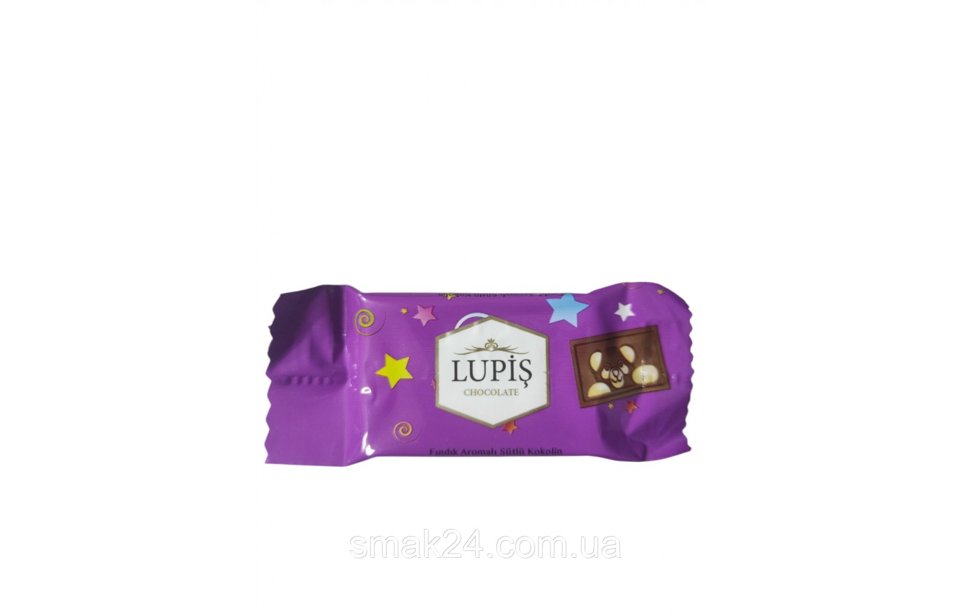 Шоколад молочный со вкусом лесного ореха LUPIS AKAI Турция 2 шт х 8 г
