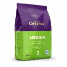 Кава в зернах 100% Арабіка Lofbergs Medium 1 кг Швеція