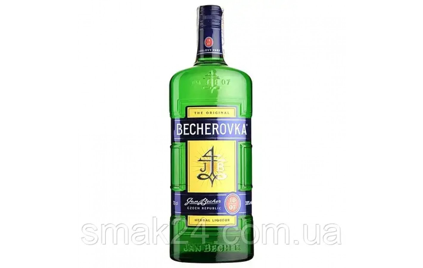 Ликерная настойка на травах Becherovka, 38%, 1 л   Чехия.