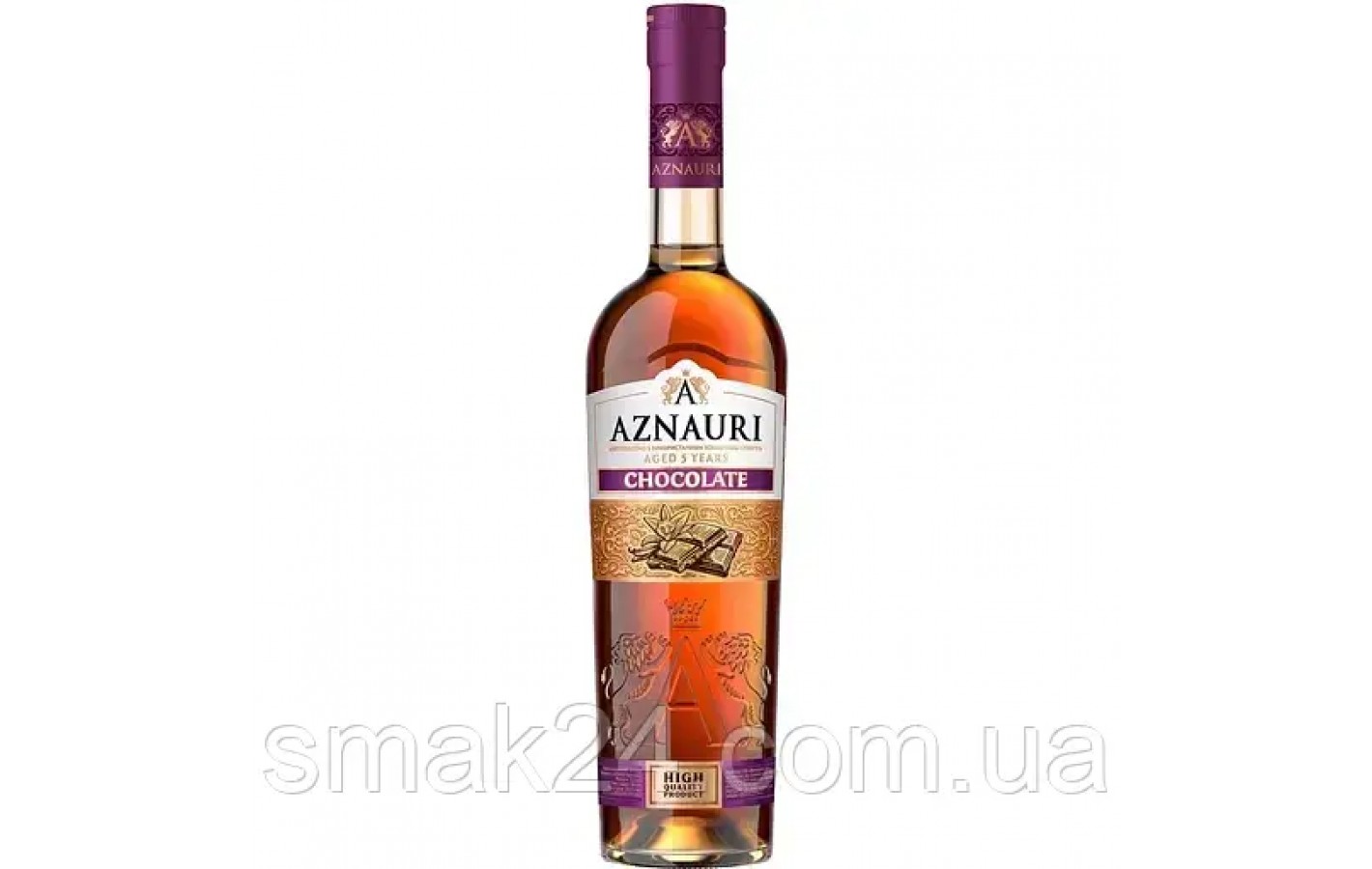 Напій алкогольний Aznauri Chocolate De Luxe 5 yo 30% 0.5 л  Україна