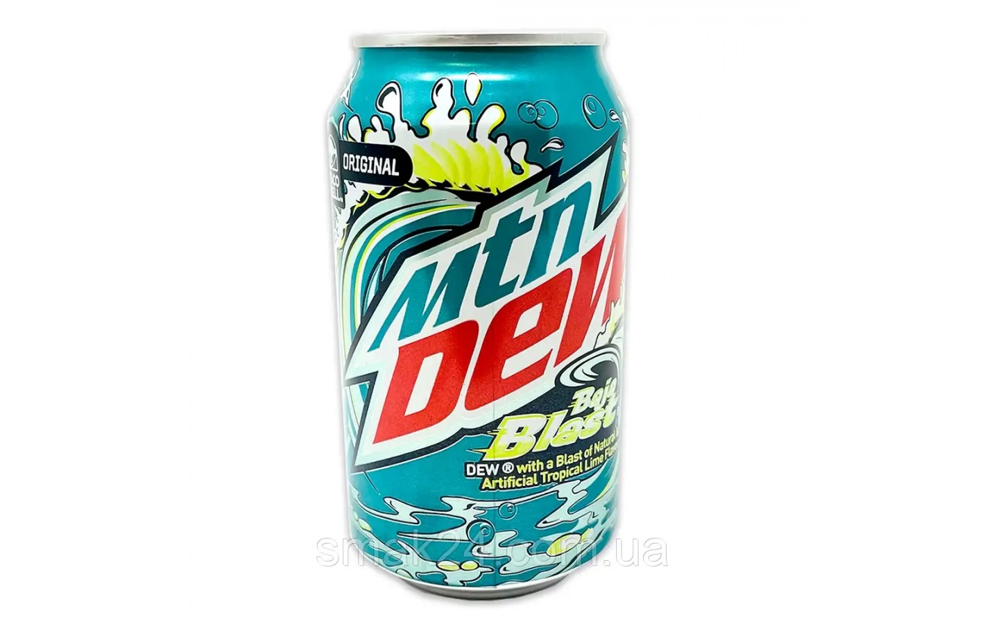 Напій сильногазований Mountain Dew Baja Blast 330 мл ж/б США