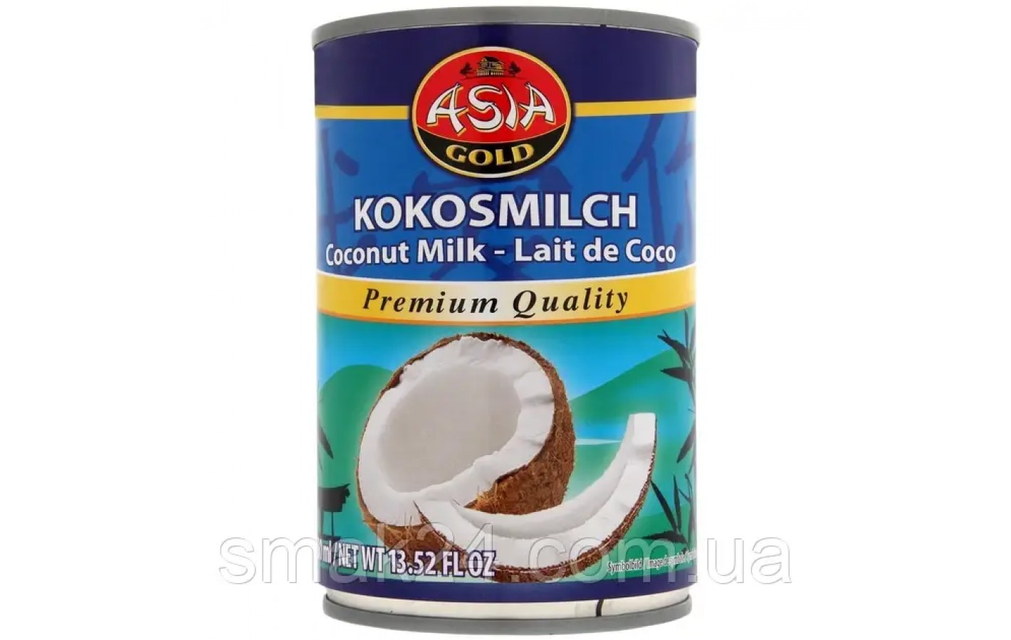 Кокосове молоко Золотое 18% Asia Gold Coconut milk 400 мл