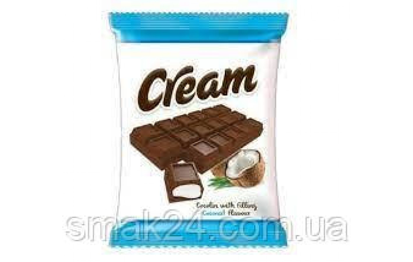 Шоколад молочный с кокосовым вкусом Cream Coconut Aroma AKAI 50г Турция