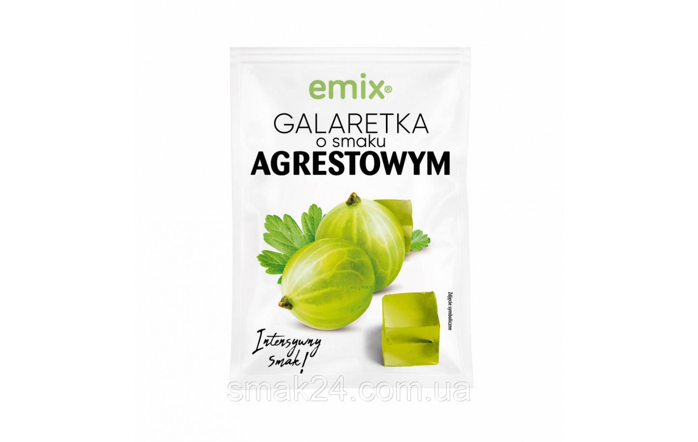 Желе со вкусом крыжовника Emix Galaretka 75г Польша