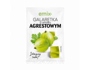 Желе со вкусом крыжовника Emix Galaretka 75г Польша