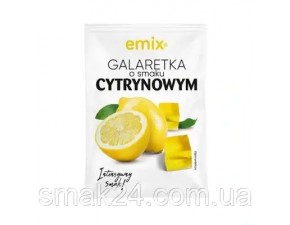 Желе со вкусом лимона Emix Galaretka 75г Польша