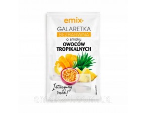 Желе со вкусом тропик Emix Galaretka 75г Польша