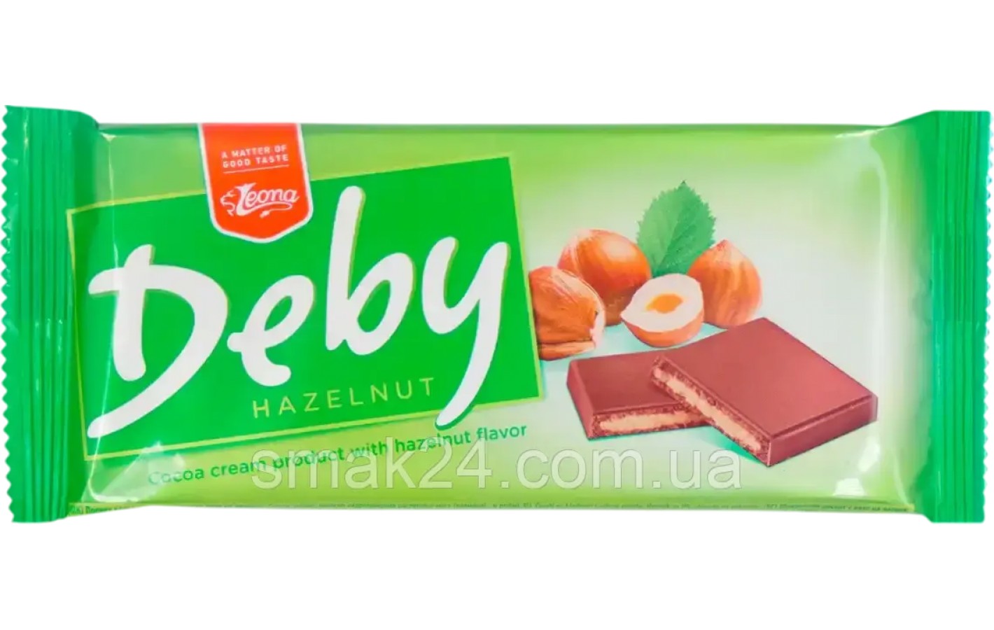Молочна кондитерська плитка з горіховою начинкою Deby 90 г Польща