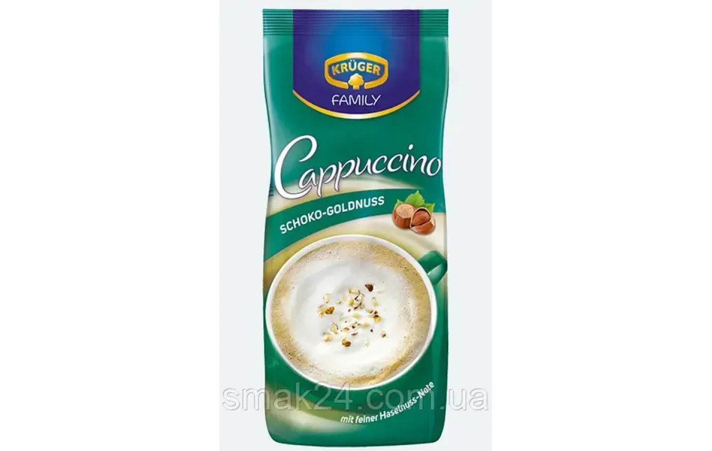 Капучино с шоколадно-ореховым вкусом Кruger Family Schoko-Goldnuss 500г Германия