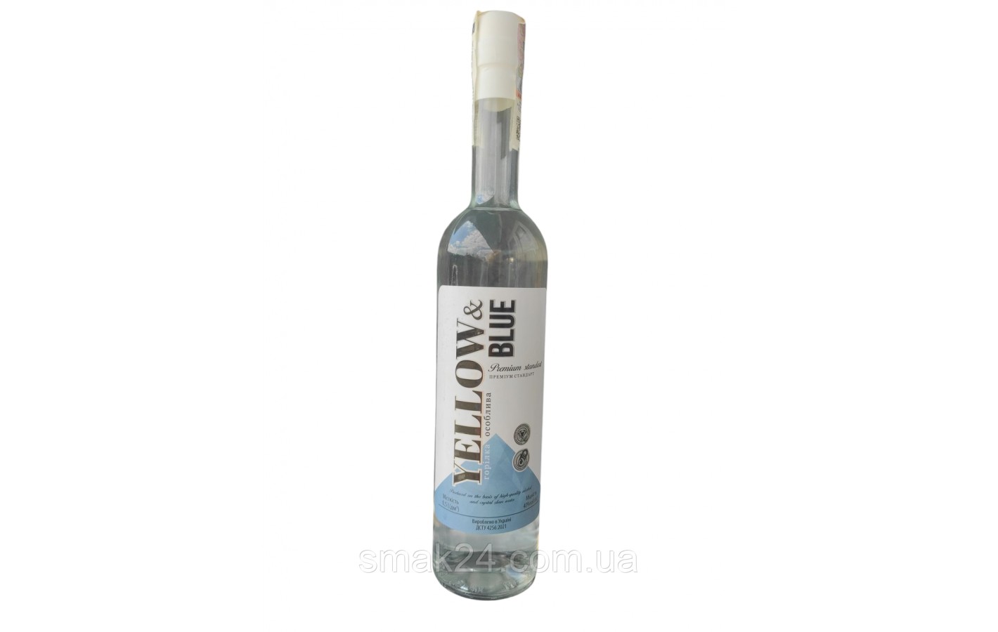 Водка  YELLOW & BLUE 40%  0,5л Горобина