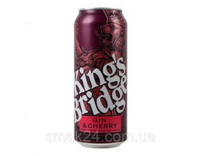 Напиток слабоалкогольный King's Bridge Gin&Cherry 7% 500мл Украина