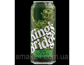 Напиток слабоалкогольный King's Bridge Gin&Basil 7% 500мл Украина