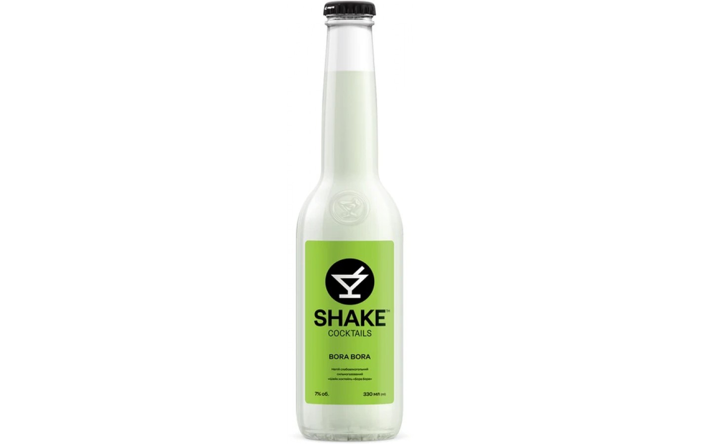 Напиток слабоалкогольный Shake Cocktails Bora Bora 7% 330 мл ст/б Украина